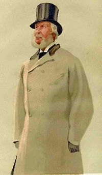 Double-breasted coat, 1876