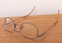A pair of more traditional glasses