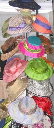 There are many different styles of hat.