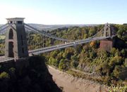 Brunel's Clifton Suspension Bridge in Bristol